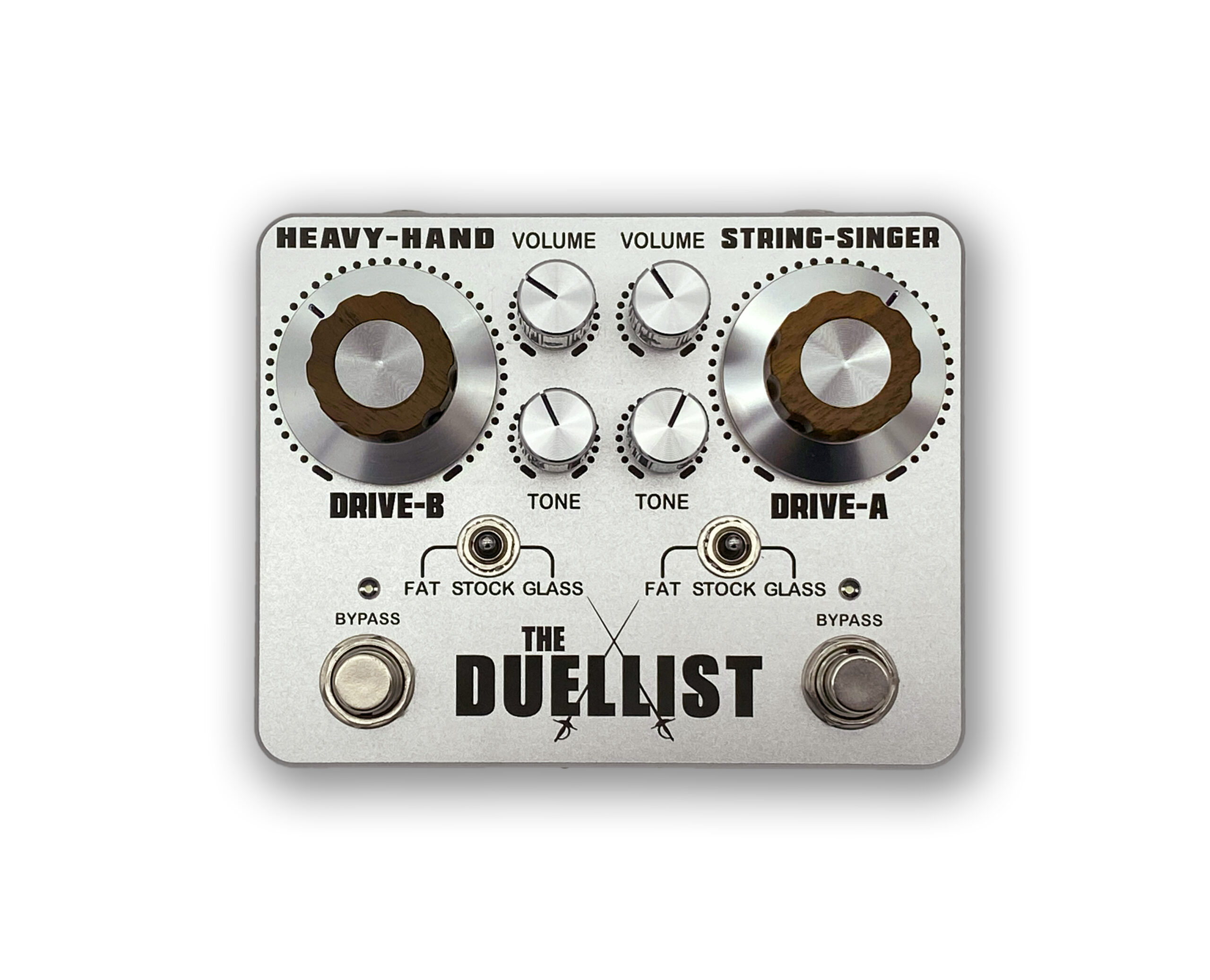 The Duellist (SILVER) – KingTone Guitar Pedals